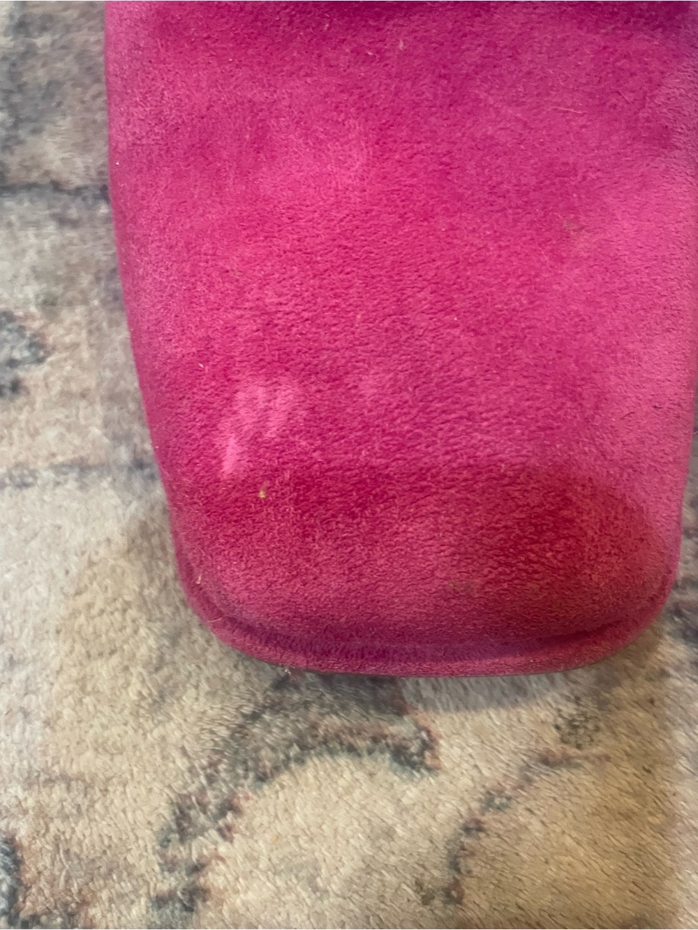 Sam Edelman Irie Women's Suede Ankle Boots in Fuchsia Pink - Picture 8 of 9